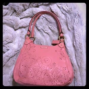 Coach Ashley laser cut bag.